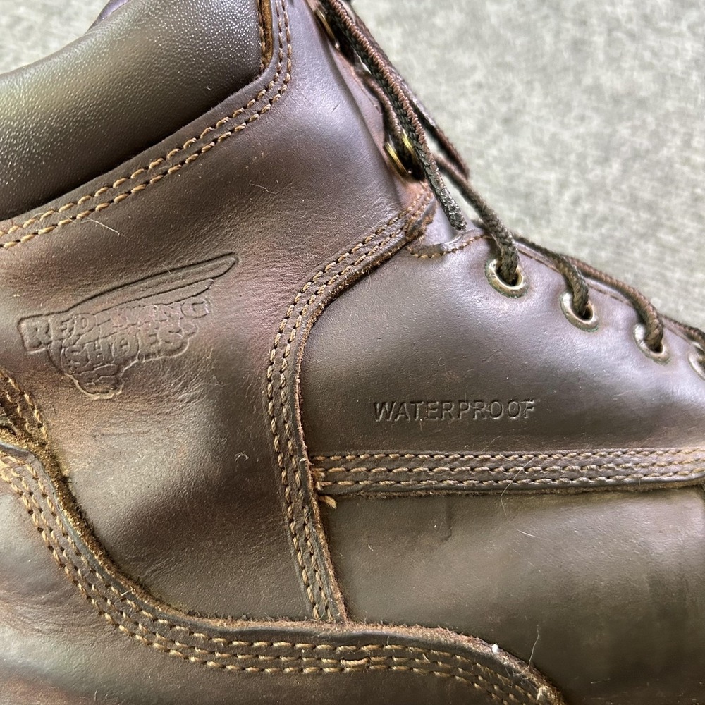 Red Wing Boots DynaForce 415 Waterproof EH Work  Men‎ 9.5 D Brown USA - Picture 13 of 16